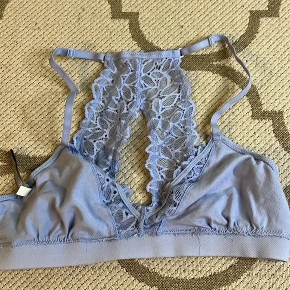 Aerie lace lavender keyhole back racerback bralette - Picture 11 of 11